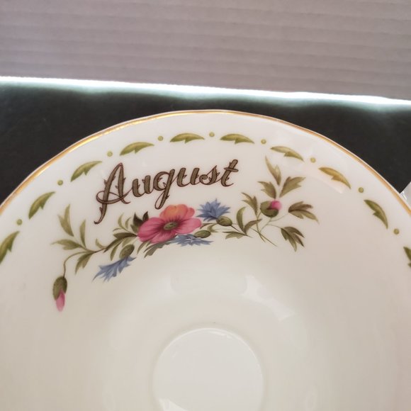 Royal Albert Flower of the Month August Fine Bone China Coffee Tea Cup poppy - Picture 6 of 8